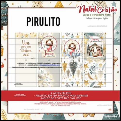 Arquivo Digital Combo Jesus o Verdadeiro Natal -201