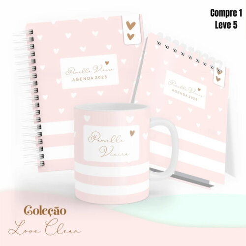 Arquivo Digital Combo Love Clean Agenda 2025 -743