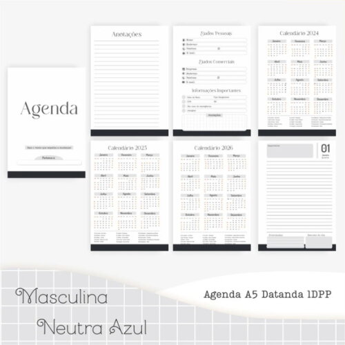 Arquivo Digital Combo Masculina Neutra Azul 2025 -914