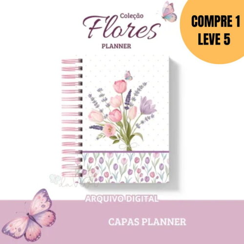 Arquivo Digital Combo Miolo + Capa Planner 2026 -5427