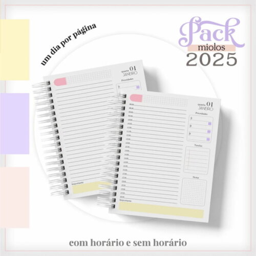 Arquivo Digital Combo Miolos Agenda Feminina 2025 -192