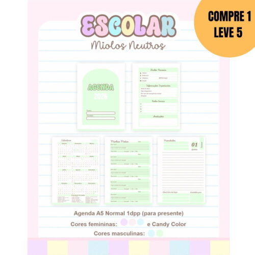 Arquivo Digital Combo Miolos Neutros Escolar 2026 -4958
