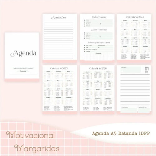 Arquivo Digital Combo Motivacional Margaridas 2025 -930