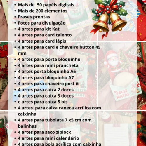 Arquivo Digital Combo Natal 2024 + Brinde Feliz 2025 -521