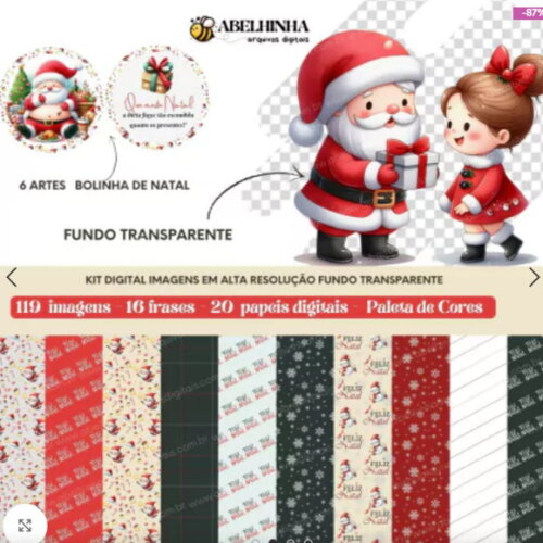 Arquivo Digital Combo Natal Tradicional -340