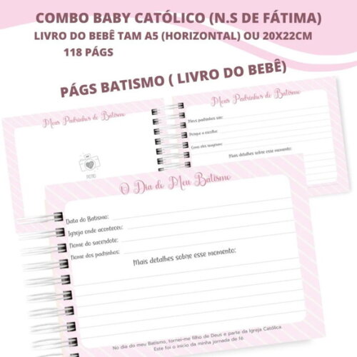 Arquivo Digital Combo Nossa Senhora de Fátima Menina -2204
