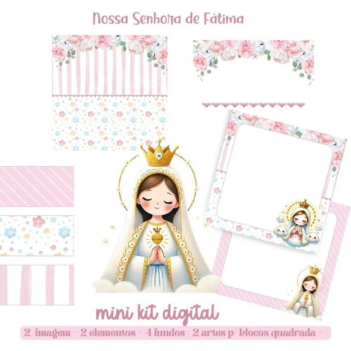 Arquivo Digital Combo Nossa Senhora de Fátima Menina -2204