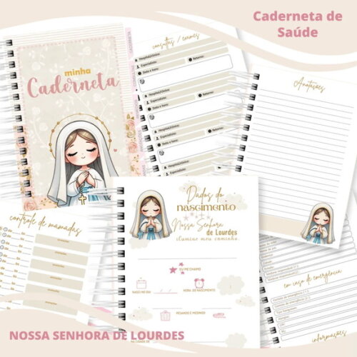 Arquivo Digital Combo Nossa Senhora de Lourdes Menina -2202