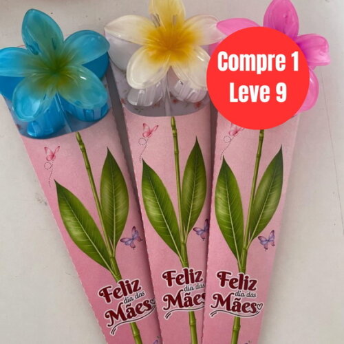 Arquivo Digital Cone Grande Flor Dia das Mães -6907