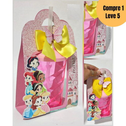 Arquivo Digital Copo Twister Princesas 400ml -5118