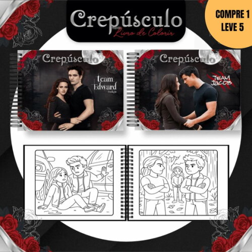 Arquivo Digital Crepúsculo Livros de Colorir -3690