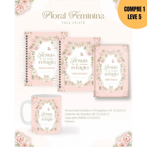 Arquivo Digital Cristã Floral Cristão Adulto -4429
