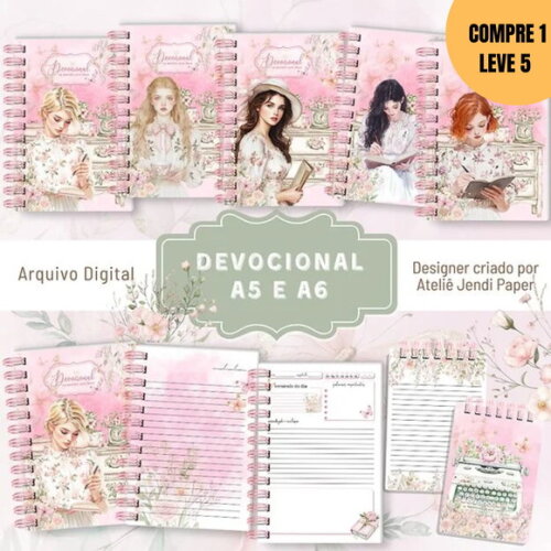 Arquivo Digital Devocional e Caderno de Anotações -3439