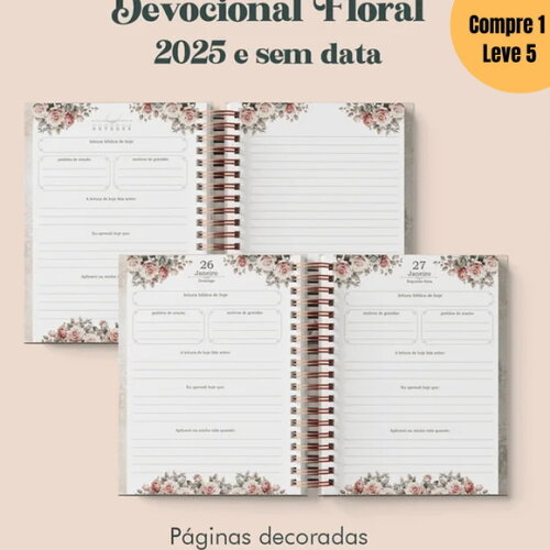Arquivo Digital Devocional Floral 2025 e sem Data -1010