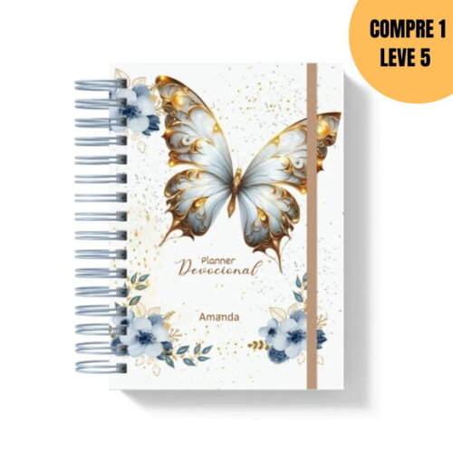 Arquivo Digital Devocional Floral Azul Canva -4680