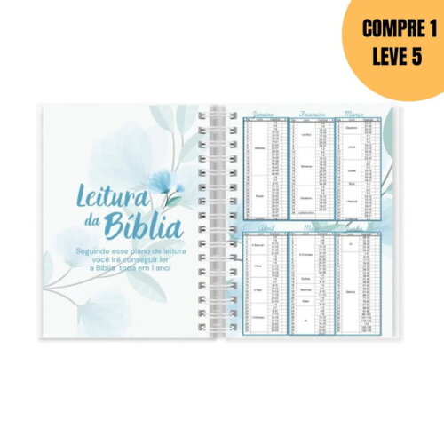 Arquivo Digital Devocional Floral Azul Canva -4687