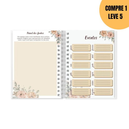Arquivo Digital Devocional Janela Floral Canva -4682