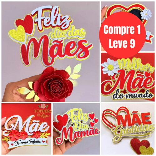 Arquivo Digital Dia das Mães Topo de Bolo -6782