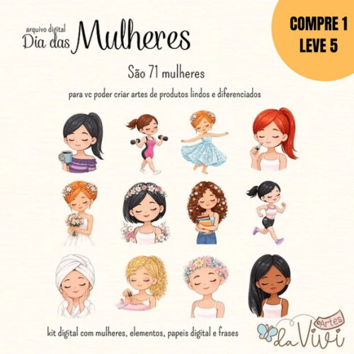 Arquivo Digital Dia das Mulheres 2026 Kit Digital -6337