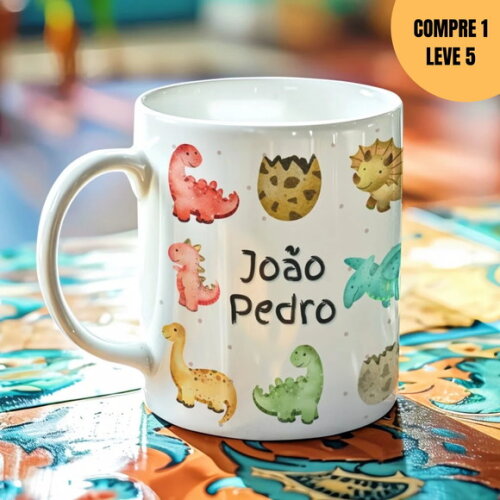 Arquivo Digital Dinossauro Arte Avulsa para Caneca -1590
