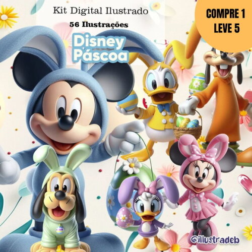 Arquivo Digital Disney Páscoa Kit Digital -2364