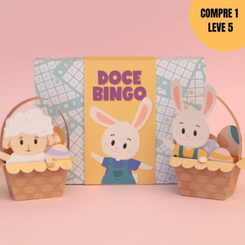 Arquivo Digital Doce Bingo+ Duo Cestinhas Páscoa -2381