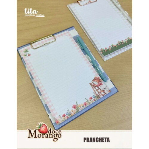Arquivo Digital Doce Morango Combo Encadernação -4930
