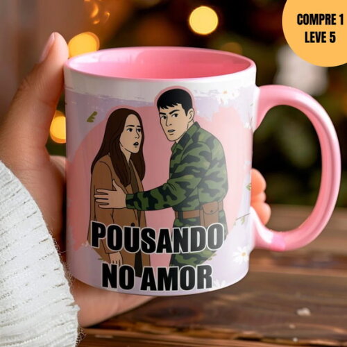 Arquivo Digital Dorama Pousando no Amor Canecas -3831