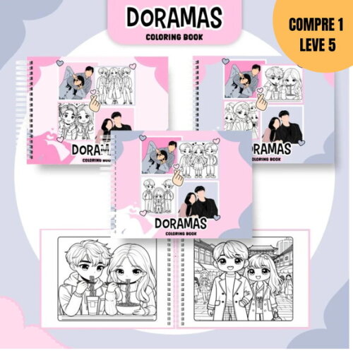 Arquivo Digital Doramas Livro de Colorir -1736