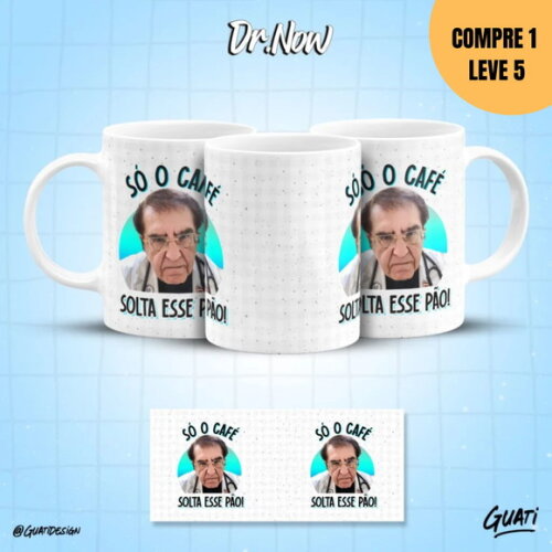 Arquivo Digital Dr. Now Arte para Caneca -2136