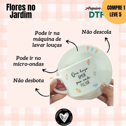 Arquivo Digital Dtf Uv Flores do Jardim -3163