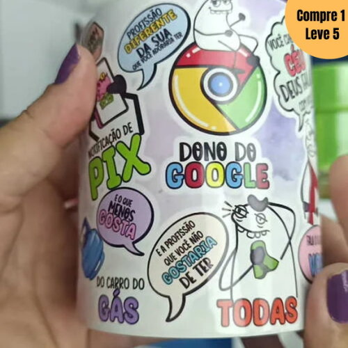 Arquivo Digital Entrevista Pix Arte Avulsa Caneca -1108