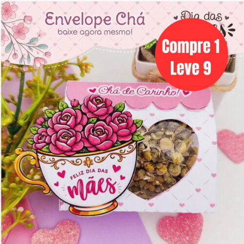 Arquivo Digital Envelope Chá Dia das Mães -6825