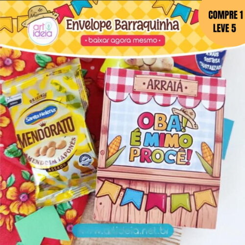 Arquivo Digital Envelope Barraquinha Junino São João -3398