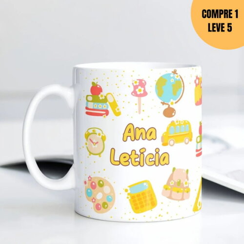 Arquivo Digital Escola Arte Avulsa para Caneca -1591