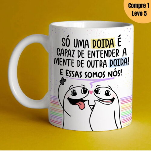 Arquivo Digital Estampas Canecas Flork Amigas - 830