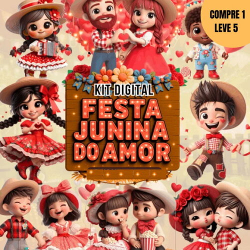 Arquivo Digital Festa Junina do Amor Kit Digital -3528
