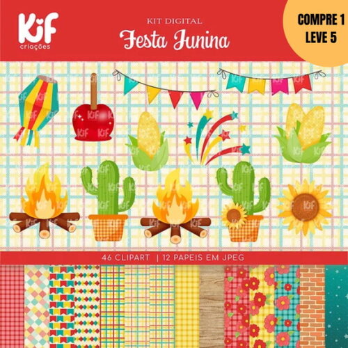 Arquivo Digital Festa Junina Kit Digital -3530