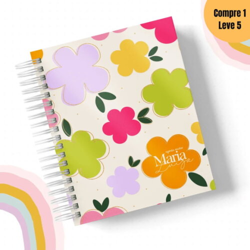 Arquivo Digital Floral 2 Kit Escolar 2025 -764