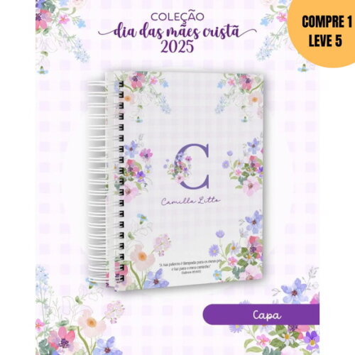 Arquivo Digital Floral Lilás Dia das Mães -3085