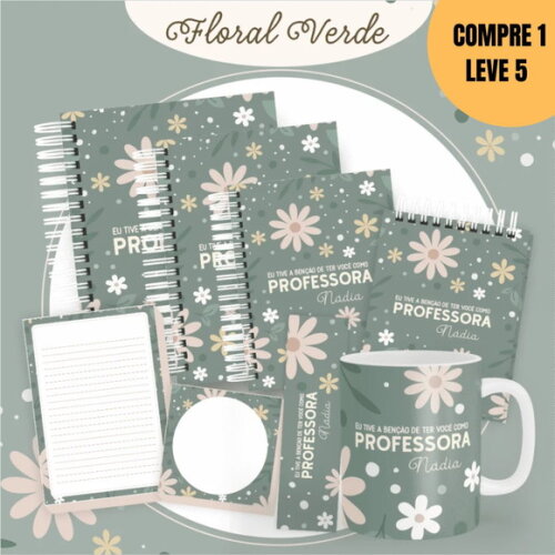 Arquivo Digital Floral Verde Professores 2026 -4721