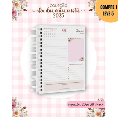 Arquivo Digital Floral Rosa Dia das Mães -3082