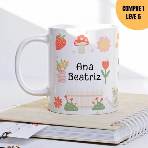 Arquivo Digital Florir Arte para Caneca -1595