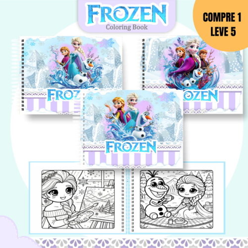 Arquivo Digital Frozen Livro de Colorir -1878