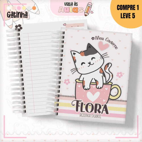 Arquivo Digital Gatinha Kit Escolar 2025 -1615