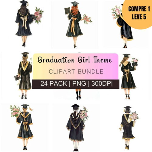 Arquivo Digital Graduação Girl Kit Digital -4008