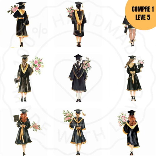 Arquivo Digital Graduação Girl Kit Digital -4008