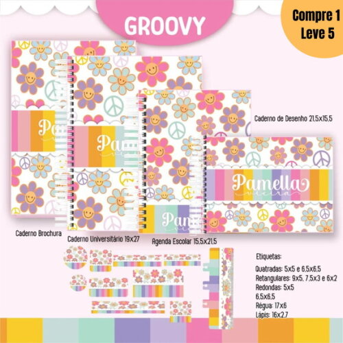 Arquivo Digital Groovy Kit Escolar 2025 -1040