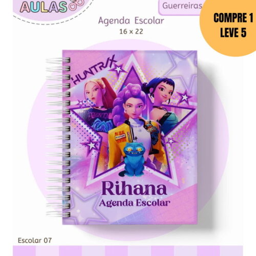 Arquivo Digital Guerreira do Kpop Kit Escolar 2026 -6101