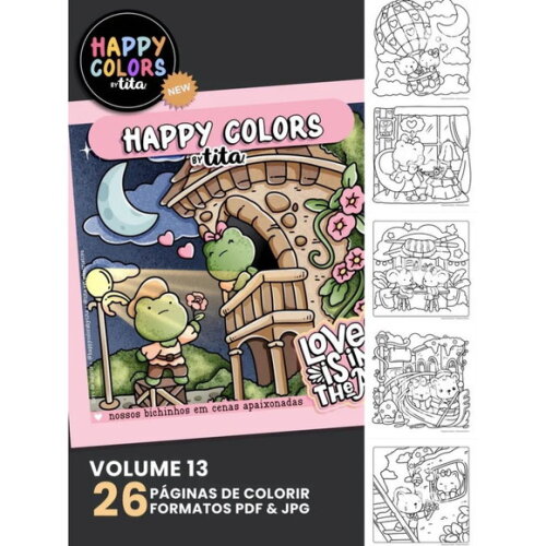 Arquivo Digital Happy Colors Combo Love Is In The Air -3607
